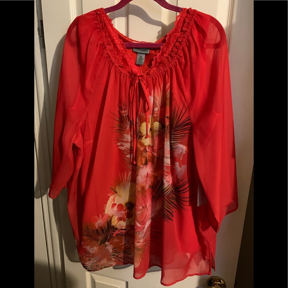 NWT  Catherine’s 2-piece set Blouse and tank.